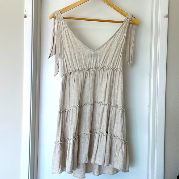 Pedal + pup- beige dress - Picture 2 of 2